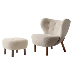 Little Petra Sessel inkl. Hocker, karakorum 003 fra &Tradition