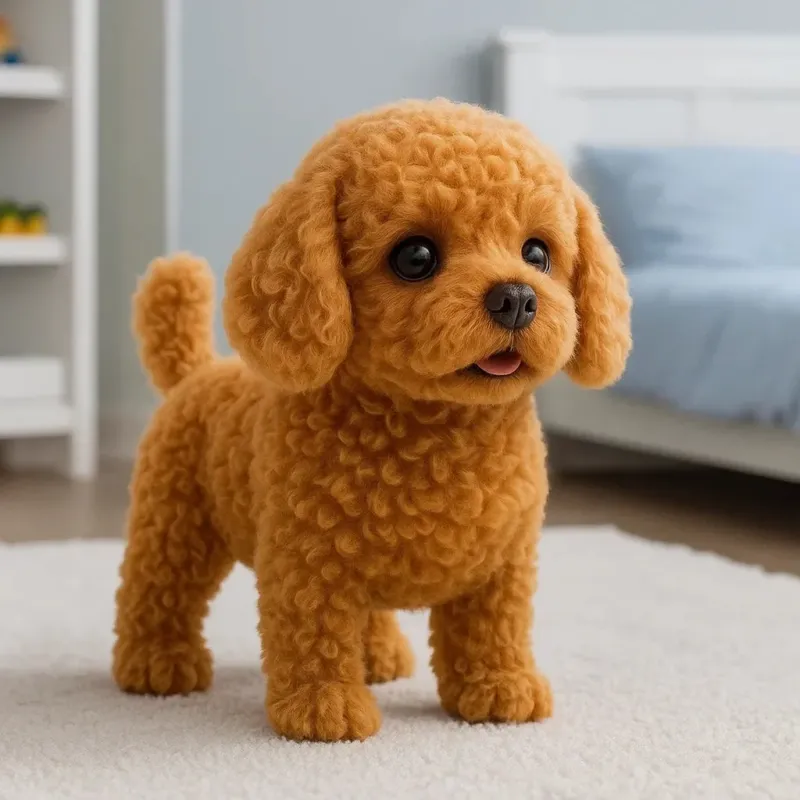 Interactive Plush Puppy Realistic Pet Companion Toy - Product detail 4