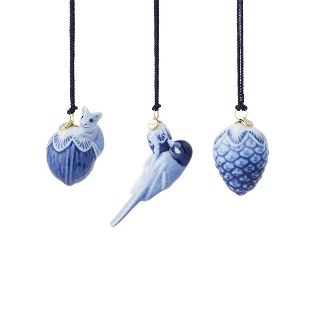 Mini-Ornament, 4,5 cm, 3 Stk. von Royal Copenhagen