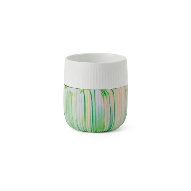 Royal Copenhagen Riflet Contrast Marble Becher, Limeburst, 35 cl