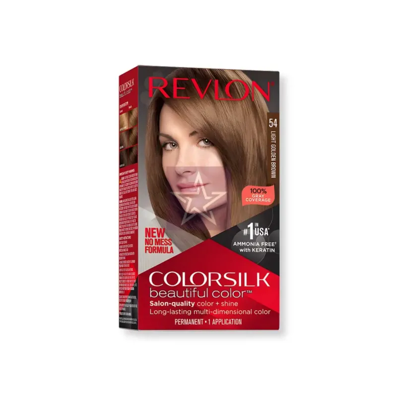 Revlon nr 54 golden brown haarverf - Verpakking beschadigd