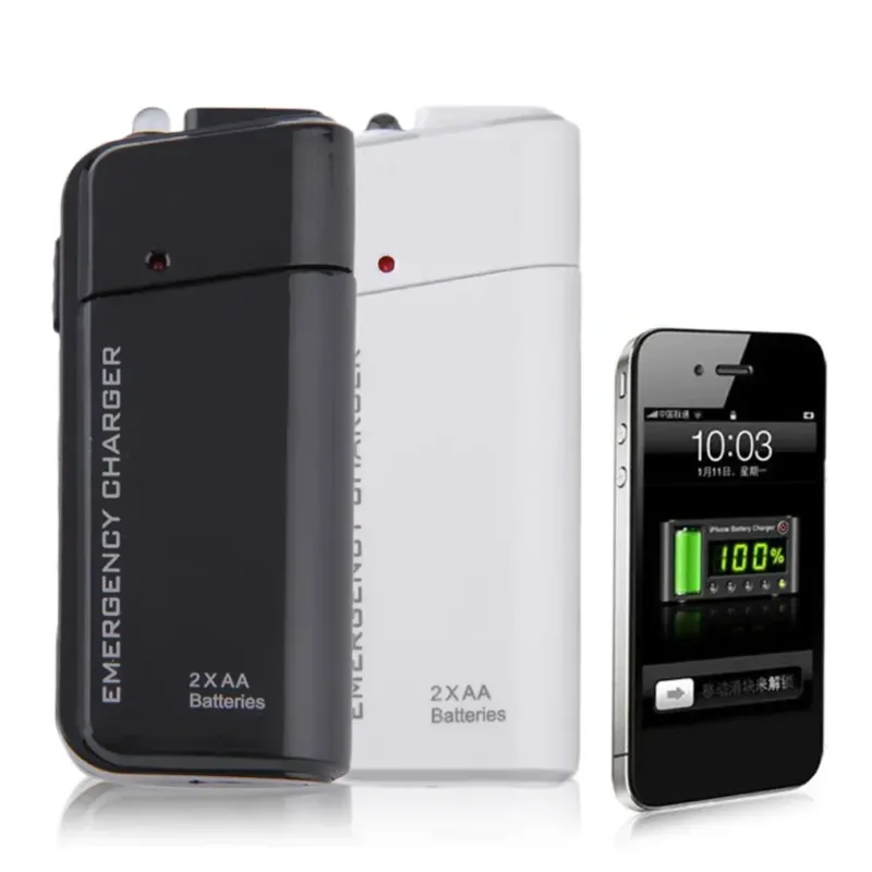Portable Battery Power Bank AA Emergency Charger - Product showcase