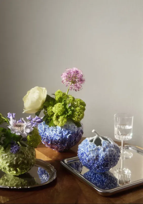 The Art of Giving Flowers Vase Blau von Royal Copenhagen – Bild 2