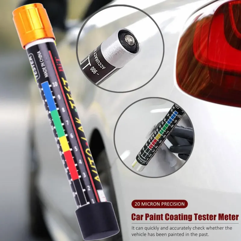 Professional Paint Thickness Gauge Magnetic Tip 20 Micron Precision - Product showcase