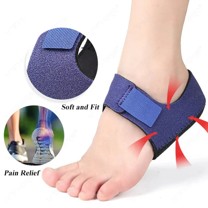 Orthopedic Heel Support Wrap Adjustable Compression Fasciitis Relief - Product showcase