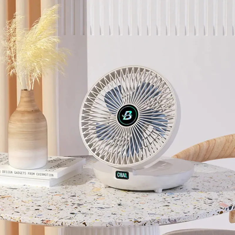 Faltbarer Mini Ventilator 2-in-1 – Tischventilator & Wandventilator mit Akku