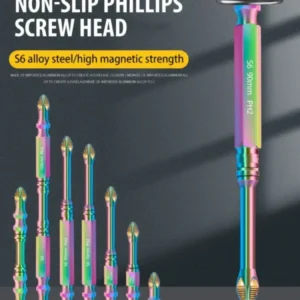 Professional Phillips Screwdriver Bit Set Rainbow Titanium Steel Impact Bits - Product showcase