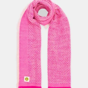 Kaschmir-Schal Neon Pink/Icebear