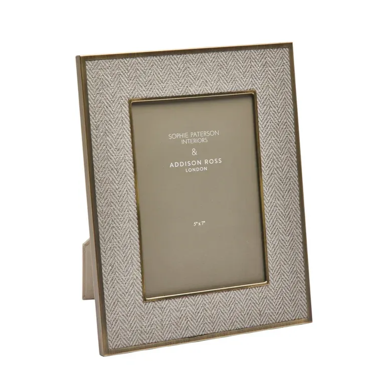 Addison Ross Bilderrahmen Oatmeal Herringbone