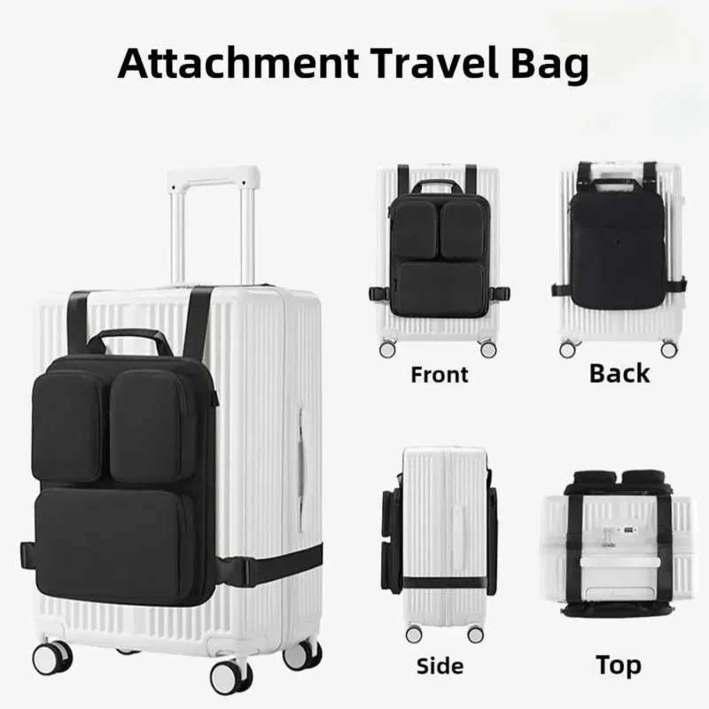 Travel Luggage Organizer Multi-Compartment Suitcase Attachment - Product showcase