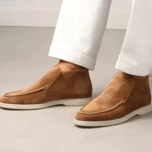 Classic Suede Loafers Premium Vegan Slip-On Design - Product showcase