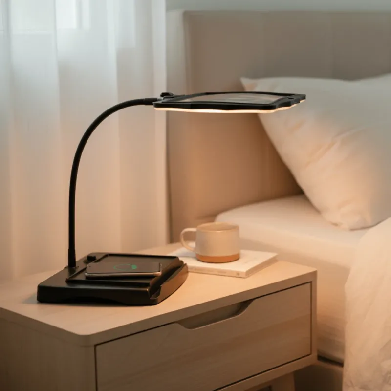 Tischlupe mit LED-Beleuchtung für präzises Arbeiten und Lesen