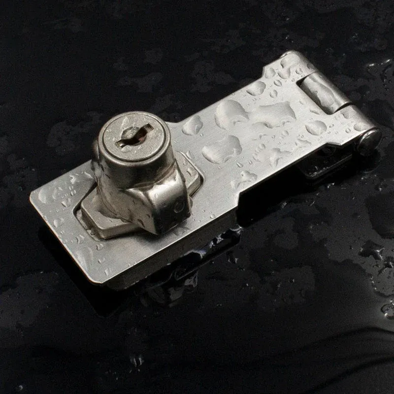 Keyed Door Lock Heavy Duty Zinc Alloy Hasp Lock - Product example