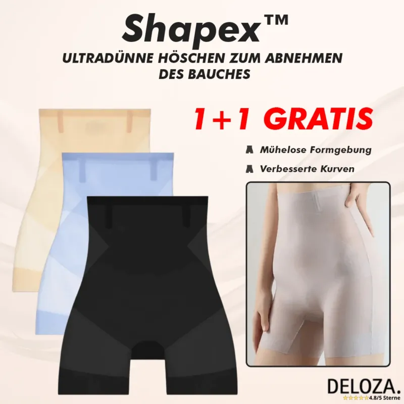 Hochtaillierte Miederunterwäsche Damen – Ice-Silk Shaping Höschen