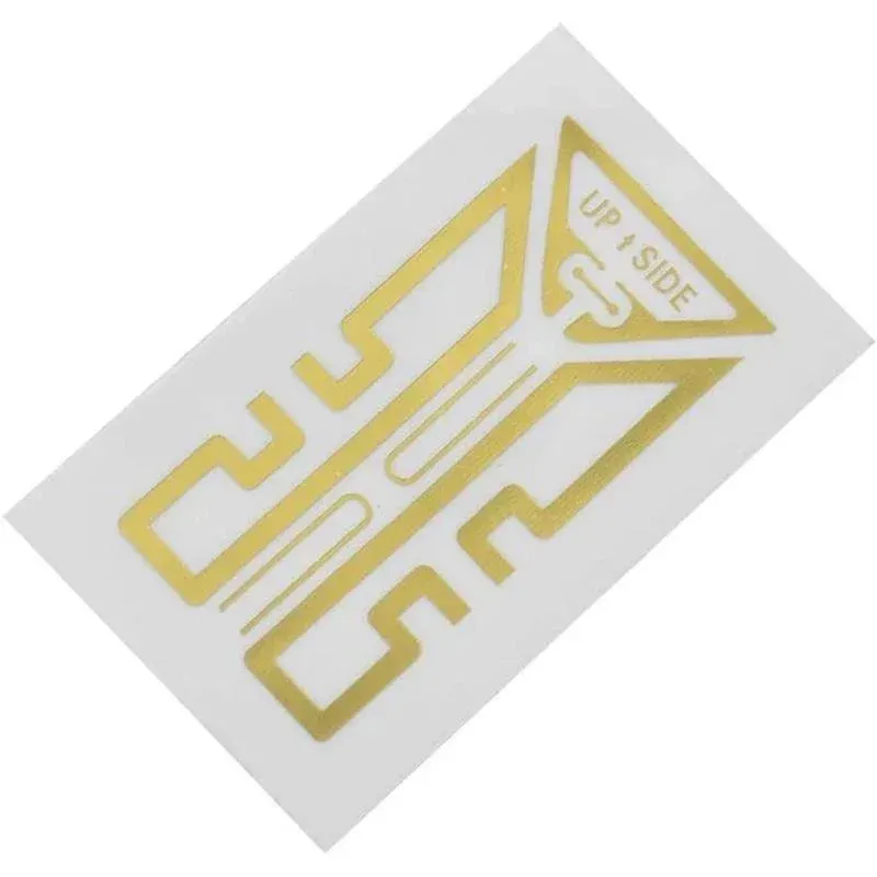 Portable Cell Phone Signal Booster Gold Antenna Amplifier Sticker - Product showcase