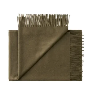 Lima Decke, seaweed green von Silkeborg Uldspinderi