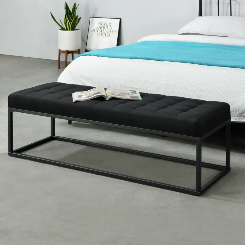 Polsterbank Salta Metall 120x40x38 cm in versch. Farben [pro.tec] - premiumXL