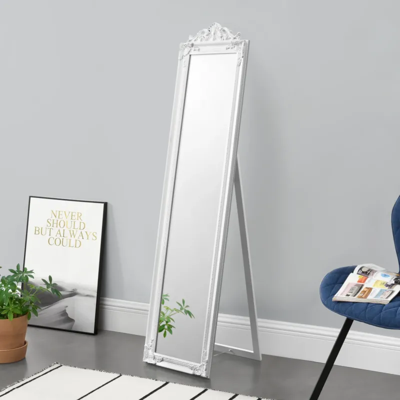 Standspiegel Arezzo 160x40 cm in versch. Farben [en.casa] - premiumXL