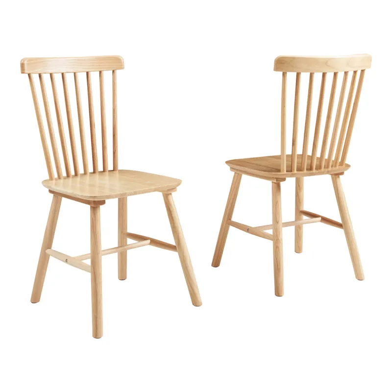 Esszimmerstuhl Karmoy 2er Set Holz [en.casa]