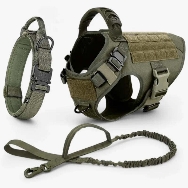 Military Grade Dog Harness Tactical Training Vest with Quick-Release System - Product example