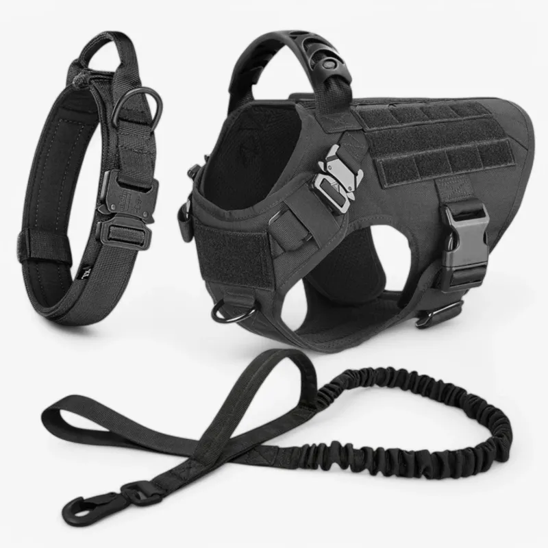 Military Grade Dog Harness Tactical Training Vest with Quick-Release System - Product detail 4