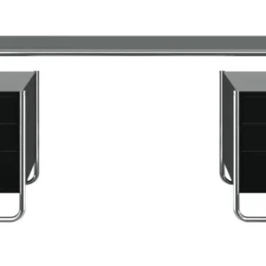 S 285/5 Schreibtisch, Chrom von Thonet