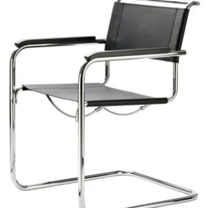 S 34 Freischwinger Stuhl, Chrom von Thonet