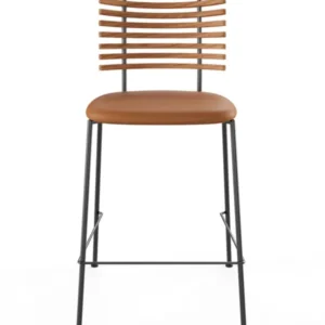 Tiger Barhocker, cognac Leder von Naver Collection