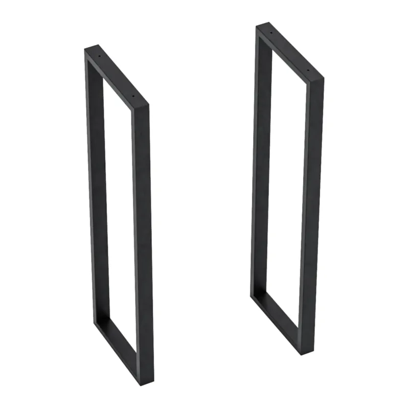 Tischgestell Kauniainen 2er Set Stahl 87x27 cm [en.casa]