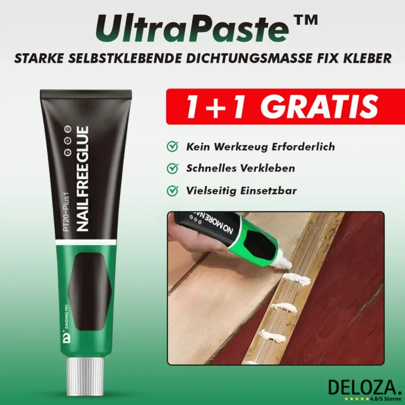 Selbstklebende Dichtungsmasse Starker Kleber für Heimwerker 60g