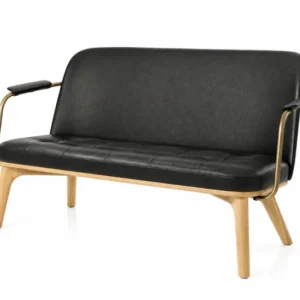 Utility 2-pers Loungesofa, Eg, Camo Sierra Black CMHR von Stellar Works