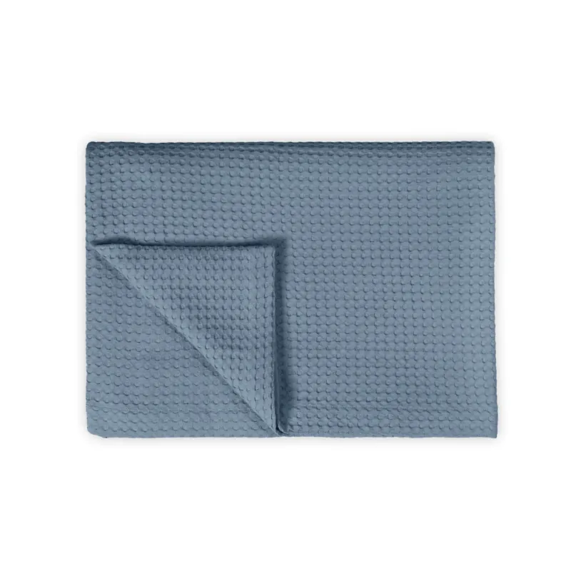 Vandyck Home Pique sprei Faded Denim (BLMK16101 184) wafeldeken 160x250 / 250x270