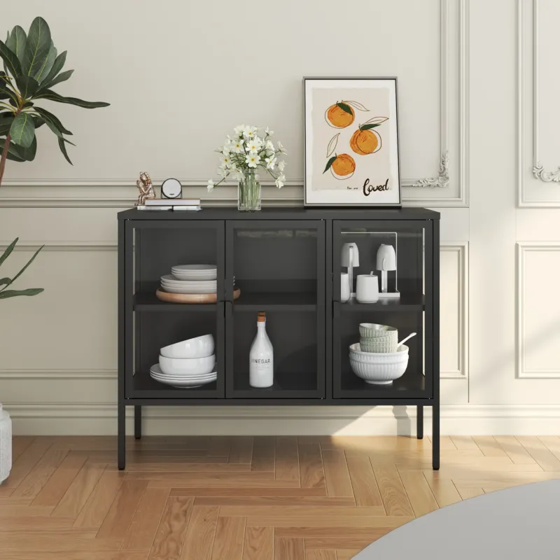 Vitrinen-Sideboard Borshavisa [en.casa] – Bild 2