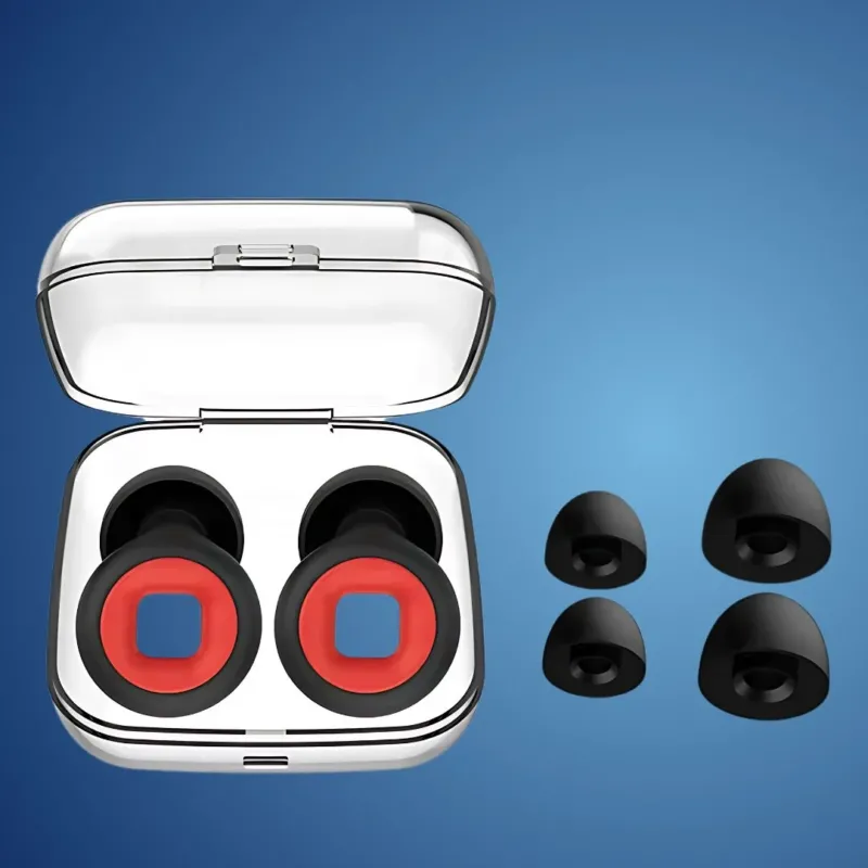 Soft Silicone Earplugs Noise Reduction Sleep Comfort - Product showcase