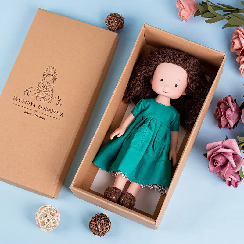 Waldorf Dress Up Doll Handmade Plush With Interchangeable Outfits - Product example