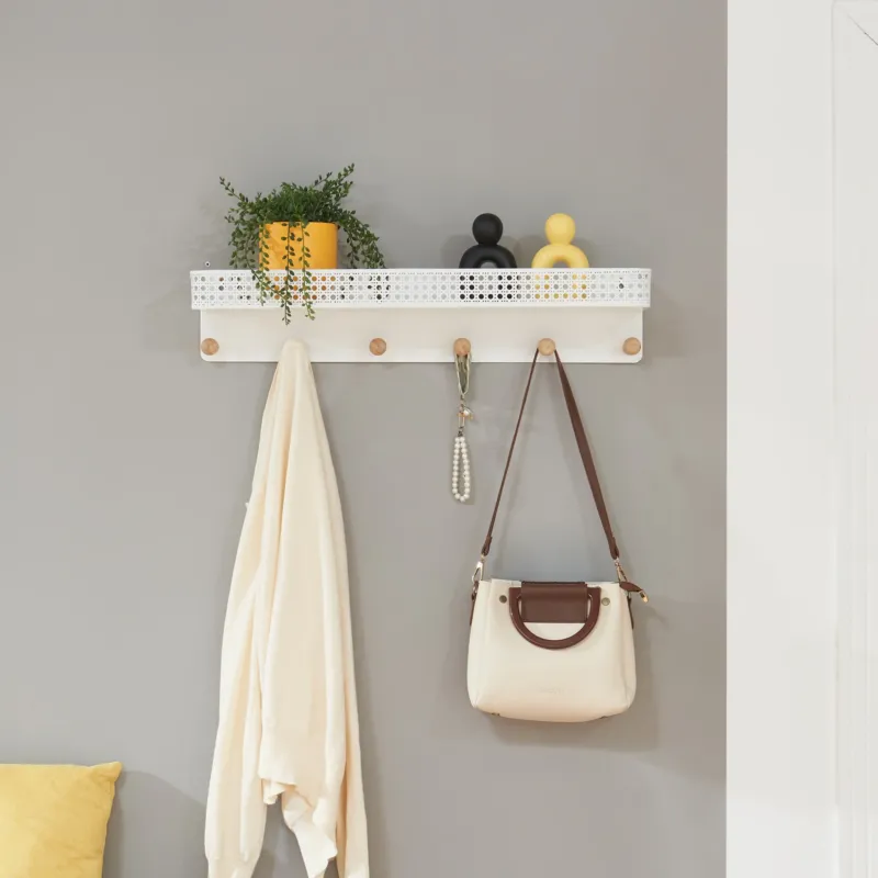 Wandgarderobe mit Ablage Jäller [en.casa] – Bild 2