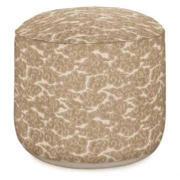 Palais In-& Outdoor Sitzpouf Yin Sand & Ecru