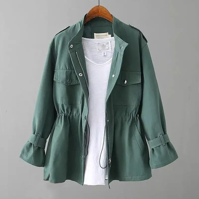 Modern Utility Trench Coat Slim Fit Cotton Design - Product example