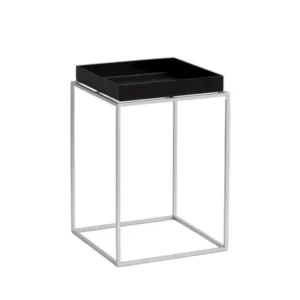 Tray Table Small Hoch 30x30, silikonbeschichtete Stahlbase von HAY