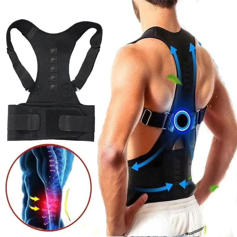 Posture Support Back Brace Magnetic Therapy Corrector - Product showcase