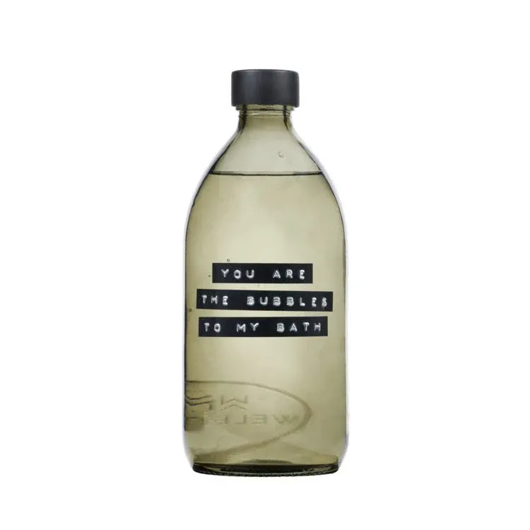 Wellmark Badzeep - Dark Amber - You are the bubbles to my bath - 500ml