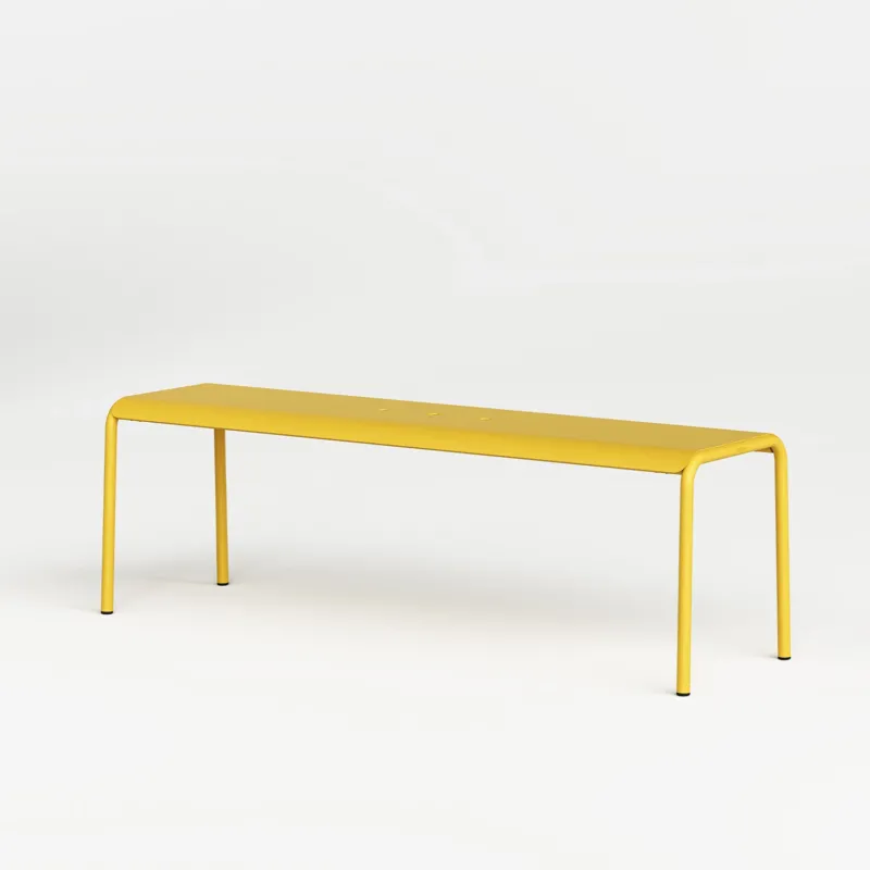 Banc de jardin PANORAMA - acier thermolaqué