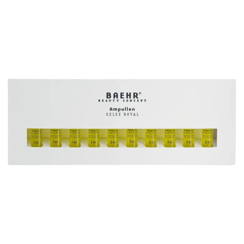 BAEHR beauty concept Ampulle Gelee Royal – für strahlende, glatte Haut, 10x2ml, Umkarton