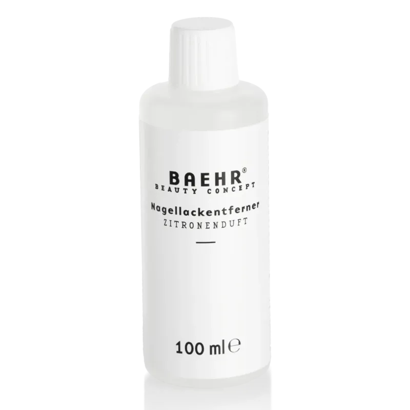BAEHR Nagellackentferner Zitronenduft – acetonfrei, 100ml