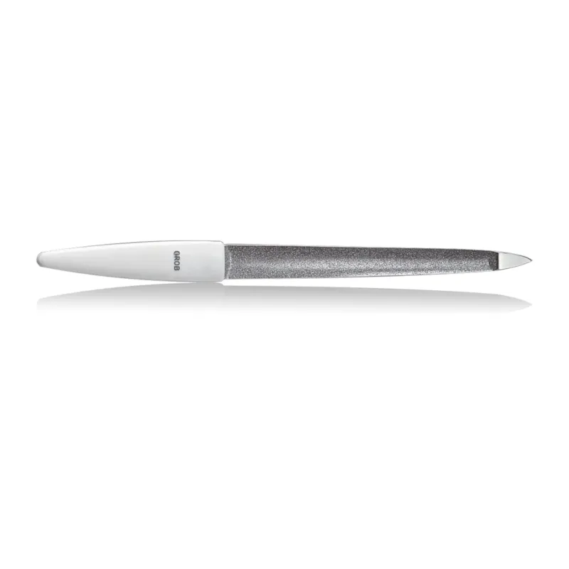 BAEHR Saphirfeile gewölbt spitz, grob/fein, 16,7cm, 1stk