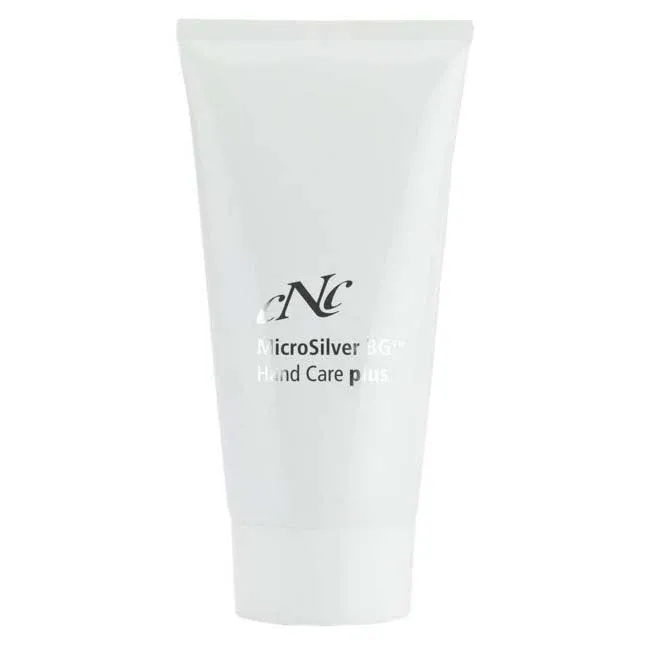 CNC MicroSilver Hand Care plus mit Hyaluron – zieht rasch ein und wirkt regenerierend bei kleinen Wunden und Hautabschürfungen., 100ml