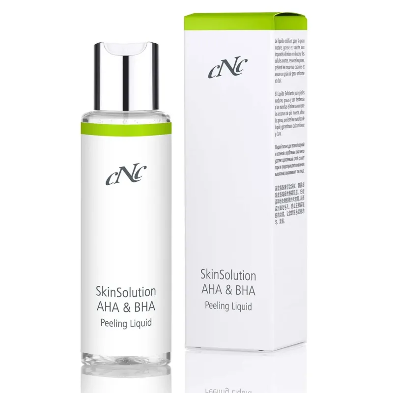 CNC SkinSolution AHA & BHA Peeling Liquid – speziell entwickelt für die Bedürfnisse öliger und/oder zu Unreinheiten neigender Haut., 100ml