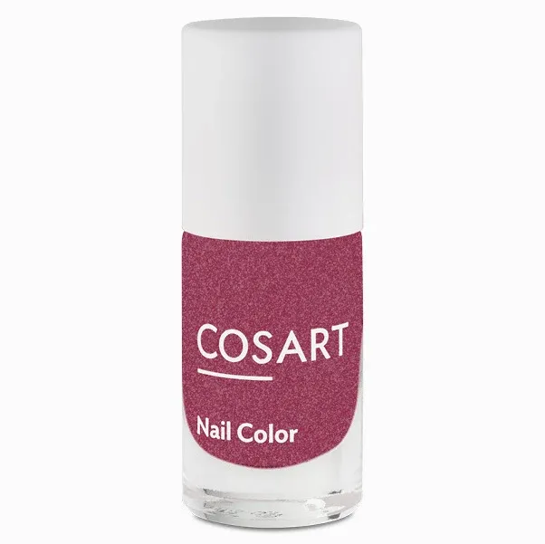 COSART Nail Color 20+free - Rose Glimmer – Die Nagellacke lassen sich dank eines extra breiten Pinsels mit abgerundeten Ecken sehr gut auftragen und sind gut deckend., 9ml
