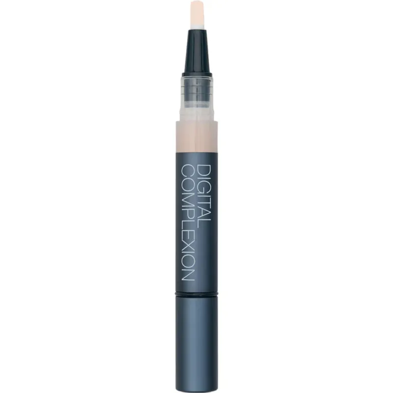DERMACOLOR Digital Complexion Concealer P-02 – leichter, selbstfixierender Concealer mit Airbrush-Effekt, 1stk, offen mit Pinselapplikator
