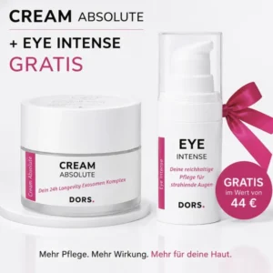 DORS. absolute Aktion – Anti-Aging Pflege und Augencreme, 50ml+15ml